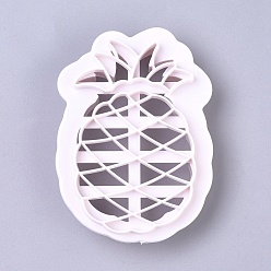 WhiteSmoke Food Grade Plastic Cookie Cutters, Cookies Moulds, DIY Biscuit Baking Tool, Pineapple, WhiteSmoke, 93x67x20mm