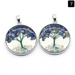 Ляпис-Лазурь Природный лазурит подвески, плоско-круглые, 33 мм