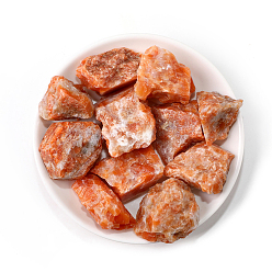 Солнечный Камень Натуральные грубые необработанные украшения из солнечного камня, камни рейки для камней-фонтанов, обмотка провода, колдовство, украшения для дома, произвольный размер и форма, 20~30 мм, 100 г / мешок