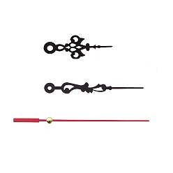 Красный Алюминиевый часовой указатель с длинным валом, стрелки часов для замены часов, красные, 60~91 мм, 3 шт / комплект