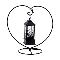 Черный Железные витрины, сердце, чёрные, 12x22.4x22 см