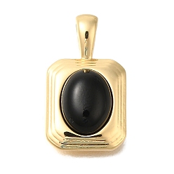 Настоящее золото 18K Латунные подвески, без кадмия, без никеля и без свинца, прямоугольник амулеты, реальный 18 k позолоченный, 19.5x11.5x5.5 мм, отверстие : 2.5x4.5 мм