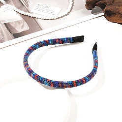 Индиго Ткань ленты для волос, аксессуары для волос для женщин и девочек, индиговые, 125 мм