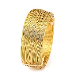 Золотой Алюминиевая проволока, металлическая нить для изготовления украшений, круглые, золотые, 0.7 мм, 21 датчик, около 656.17 футов (200 м) / рулон