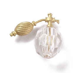 Clear Creative Mini Perfume Bottle, for Dollhouse Accessories Pretending Prop Decorations, Clear, 20x21x11.5mm
