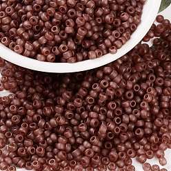 (RR372) Semi-Frosted Berry MIYUKI Round Rocailles Beads, Japanese Seed Beads, (RR372) Semi-Frosted Berry, 8/0, 3mm, Hole: 1mm, about 422~455pcs/bottle, 10g/bottle