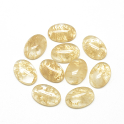 Другие Арбузы Кофейный арбузный камень стеклянные кабошоны, овальные, 14x10x6 мм