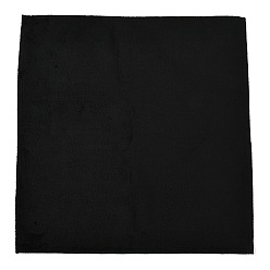 Черный Бархатная салфетка для полировки серебра для ювелирных изделий, квадратный, чёрные, 40.8x40x0.15 см