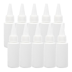Белый Комплект бутылок для клея diy, с пластиковыми клеевыми бутылками и наконечниками, белые, 76x29 мм, мощность: 30 мл, 24 шт / комплект