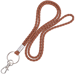 Кокосово-Коричневый Искусственная кожа планки мобильного, Сплав с застежкой, кокосового коричневый, 830 мм