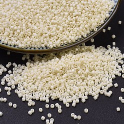 (DB0883) Матовый Непрозрачный Темный крем AB Бусины miyuki delica, цилиндр, японский бисер, 11/0, (дБ 0883) матовый непрозрачный темный крем, 1.3x1.6 мм, отверстия: 0.8 мм, около 10000 шт / мешок, 50 г / мешок