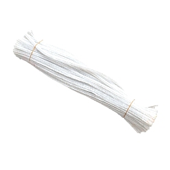 Белый Плюшевые палочки своими руками, с железным сердечником, трубочисты, материал для детских поделок, белые, 300 мм, 100 шт / комплект