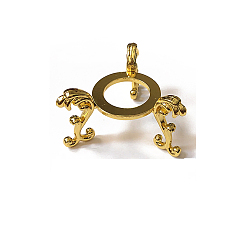 Золотой Подставка для дисплея с хрустальным шаром из сплава, подставка для держателя хрустальных сфер, золотые, 7 см