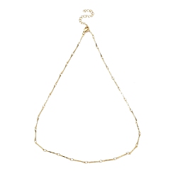 Золотой Ионное покрытие (IP) 304 ожерелья-цепочки из звеньев нержавеющей стали, золотые, 17.87 дюйм (45.4 см)