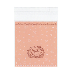 Темный Лосось Прямоугольник ОПП целлофановые мешки, темный лосось, 13.6x9.8 см, односторонняя толщина: 0.035 мм, внутренняя мера: 10.3x9.8 см, около 95~100 шт. / пакет