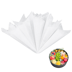 Белый 152 листы бумаги для упаковки цветов, полупрозрачная молочно-хлопковая подкладочная бумага, квадратный, белые, 280x280x0.1 мм