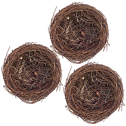 Кокосово-Коричневый Джутовый шпагат имитация птичьего гнезда, на Пасху, кокосового коричневый, 100x42.5 мм