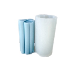 Цветок Силиконовые формы для свечей своими руками, пищевой силикон, изготовление украшений, для изготовления свечей, белые, цветок, 70x70x140 мм