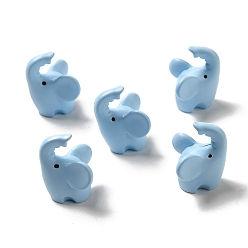 Слон Фигурки животных из смолы 3d, для украшения рабочего стола домашнего офиса, слон, 16.5x14.5x20.5 мм