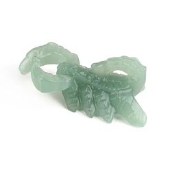 Зеленый Авантюрин Натуральный зеленый авантюрин, резные фигурки скорпиона, статуи для украшения рабочего стола для домашнего офиса, 100 мм