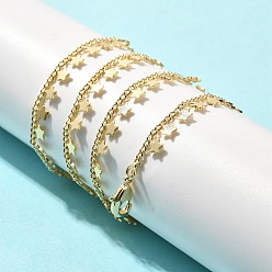 Настоящее золото 18K Стойка покрытие латунь звезда кисточка подвеска ожерелья для женщин, долговечный, без свинца и без кадмия, реальный 18 k позолоченный, 15.55 дюйм (39.5 см)