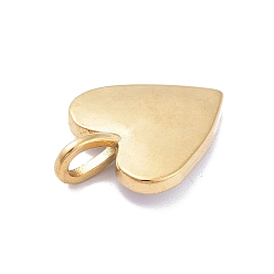 Золотой Ионное покрытие (ip) 304 подвески из нержавеющей стали, с стразами и эмалью, шарма сердца, золотые, 20.5x15x2.8 мм, отверстие : 4.5x3 мм