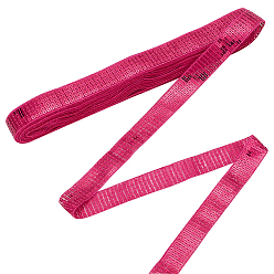 Ярко-Розовый Отделка из полиэстера и пайеток, аксессуары для костюма, украшение занавеса, ярко-розовый, 1 дюйм (25 мм)