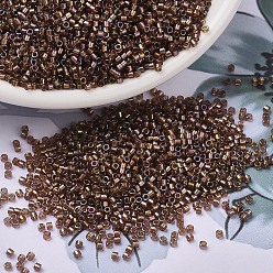 (DB1759) Сверкающий Аметистовый с Бежевой Подкладкой AB Бусины miyuki delica, цилиндр, японский бисер, 11/0, (дБ 1759) аметист сверкающий бежевый с подкладкой, 1.3x1.6 мм, Отверстие: 0.8 мм, о 2000 шт / бутылка, 10 г / бутылка