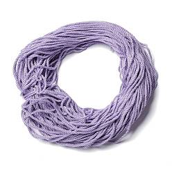 Lavender Polyester Cord, Twisted Cord, Lavender, 5mm, about 97~100m/bundle