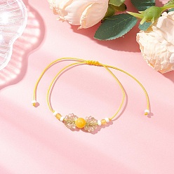 Машан Нефрит Браслеты из плетеных бусин Natuarl Mashan Jade для мужчин и женщин, с нейлоновой нитью, акриловыми бусинами и стеклянными бусинами, внутренний диаметр: 5/8~4 дюйм (1.5~10 см)