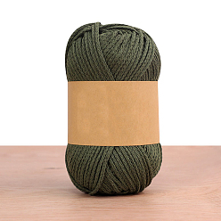 Светло-зеленый Коричневый Хлопчатобумажные нити, для вязания крючком принадлежности, оливковый, 2 мм, около 92.96 ярдов (85 м) / моток