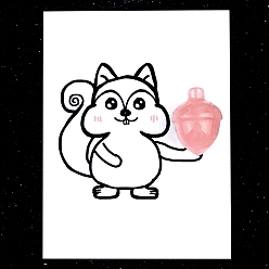 Розовый Кварц Украшения из натурального розового кварца сосновые шишки, с бумажными карточками, фигурка для украшения дома, энергетический камень рейки для исцеления, 26x20 мм