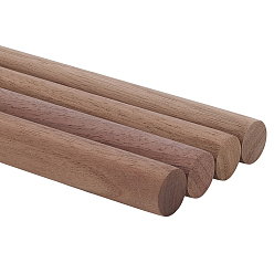 Светло-коричневый Палочки из черного ореха, ремесленные палочки, загар, 300x20 мм