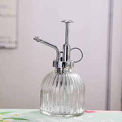 Прозрачный Стеклянный насос распылители воды под давлением бутылки, для полива растений, уборка дома, мойка, прозрачные, 82x160 мм