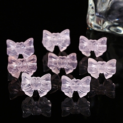 Розовый Кварц Природного розового кварца бусы, бантом, 14x18 мм