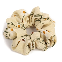 Wheat Cloth Hair Ties, Wheat, 100mm