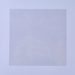 Прозрачный Термостойкость гладильной бумаги, для аксессуаров diy плавких предохранителей, квадратный, температура утюга не должна превышать 165℃(329℉), прозрачные, 150x150x0.1 мм