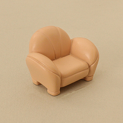 Сэнди Коричневый Мебель и бытовая техника мини модель из смолы, аксессуары для кукольного домика с микро-ландшафтом, притворяясь опорными украшениями, песчаный коричневый, 32x22x22 мм