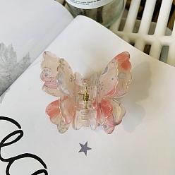 Помидор Акриловые коготь заколки, бабочка, помидор, 75 мм