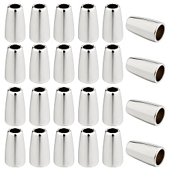 Платина Сплав мозг заканчивается, Торцевые крышки, конус, платина, 13x8 мм, отверстие : 4 мм, 40 шт / пакет