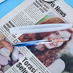 Белый Силиконовые формы из эпоксидной смолы для ручки, формы для литья шариковых ручек, для поделок из свечей своими руками, белые, 149x13x12 мм