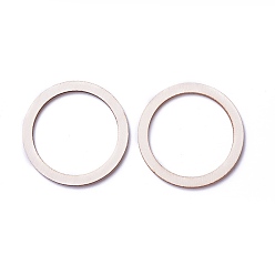 Античный Белый Вырезанные лазером деревянные формы, незаконченные деревянные украшения, деревянные кольца соединительные, кольцо, старинный белый, 50x2.5 мм, Внутренняя мера: 40 мм