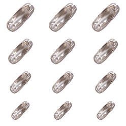 Stainless Steel Color 304 Stainless Steel Ball Chain Connectors, Stainless Steel Color, Fit for 1.5mm/2mm/2.4mm/3.2mm ball chain, 240pcs/box