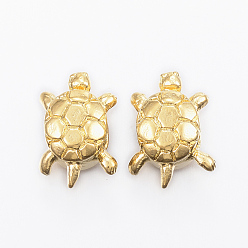 Золотой 304 из нержавеющей стали европейские шарики, бусины с большим отверстием, черепаха, золотые, 17x11.5x9 мм, отверстие : 5 мм