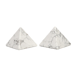 Говлит Натуральный говлит оргонит пирамида дисплей украшения, фигурка для украшения дома, энергетический камень рейки для исцеления, 30.5x30.5x25.5 мм