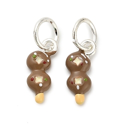 Гриб Подвески из эмали и сплава, с целью перехода в кольце, гриб, 15x6x2.5 мм, отверстие : 5 мм