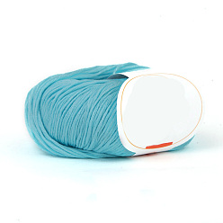 Dark Turquoise Cotton Yarn, for Weaving, Knitting & Crochet, Dark Turquoise, 2mm