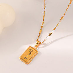 August Poppy 304 Кулон-подвеска в виде цветка-символа рождения из нержавеющей стали для женщин, реальный 18 k позолоченный, Августовский мак, 18.11 дюйм (46 см)