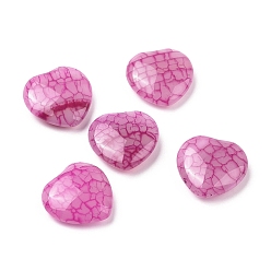 Natural Agate Natural Agate Heart Love Stone, Pocket Palm Stone for Reiki Balancing, 19.5x20x6mm
