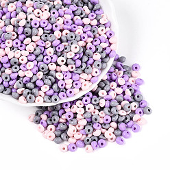 Светло-серый Непрозрачные акриловые бусины, слеза, светло-серый, 5x5x3 мм, отверстие : 1.5 мм, Около 11630 шт / 500 г